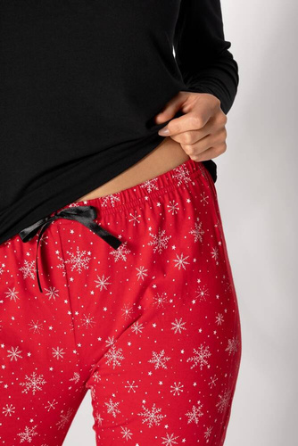 Christmas Time Piżama damska Momenti Per Me red