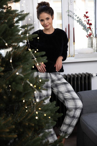 Meredith Piżama damska Sensis -czarny