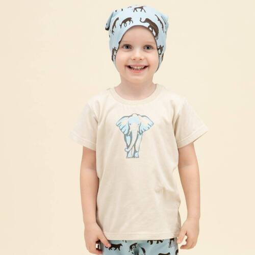 Safari Pinokio Koszulka z nadrukiem - beżowy słoń