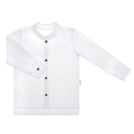 Bluzka z długim rękawem 169512 "Magia Świąt" Nicol - biały