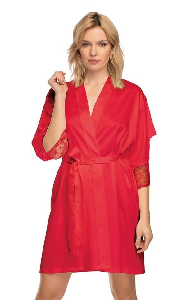 Zora Podomka Szlafrok Damski Nipplex - czarny