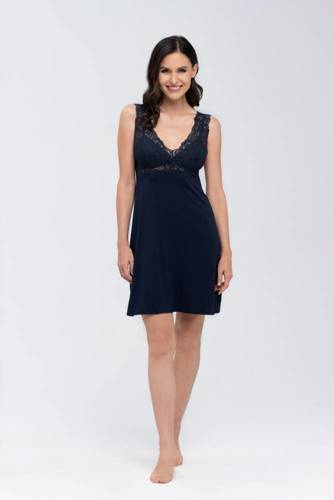 Larisa Koszula Nocna Babella - granatowa