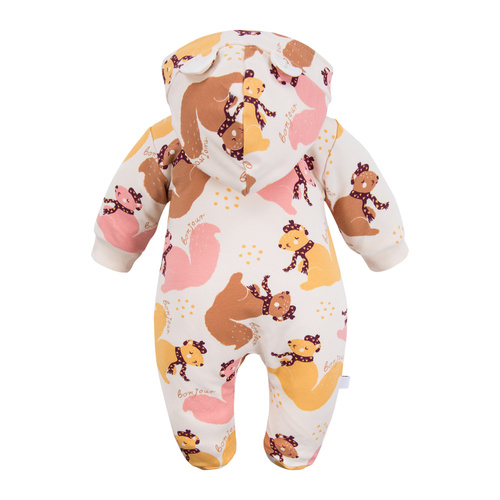 Dogs & Spots Eevi Dresowy Pajac z kapturem - róż