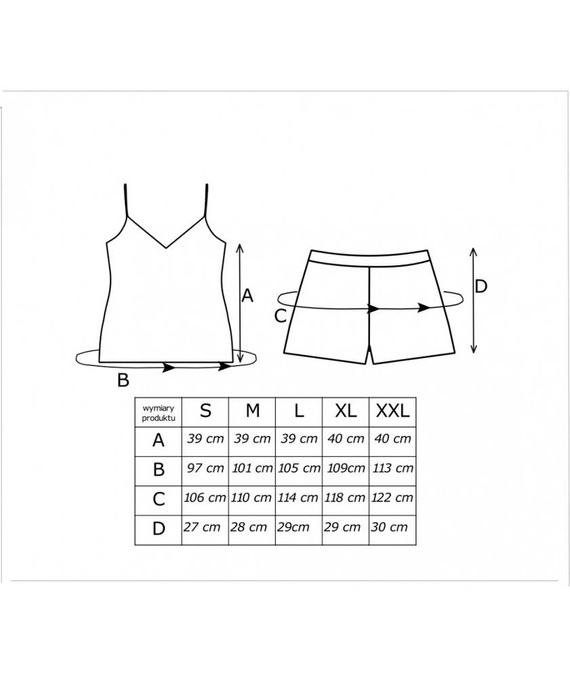 Sandi Top Piżama damska Donna beżowy