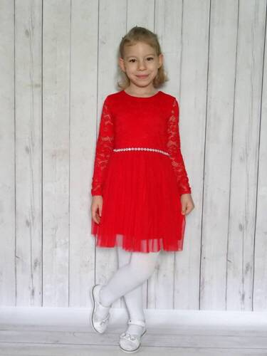 Angell II Bamabrillo Sukienka dziewczęca pudrowy róż