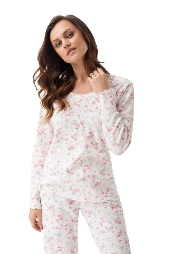 691 Piżama Damska Luna- ecru