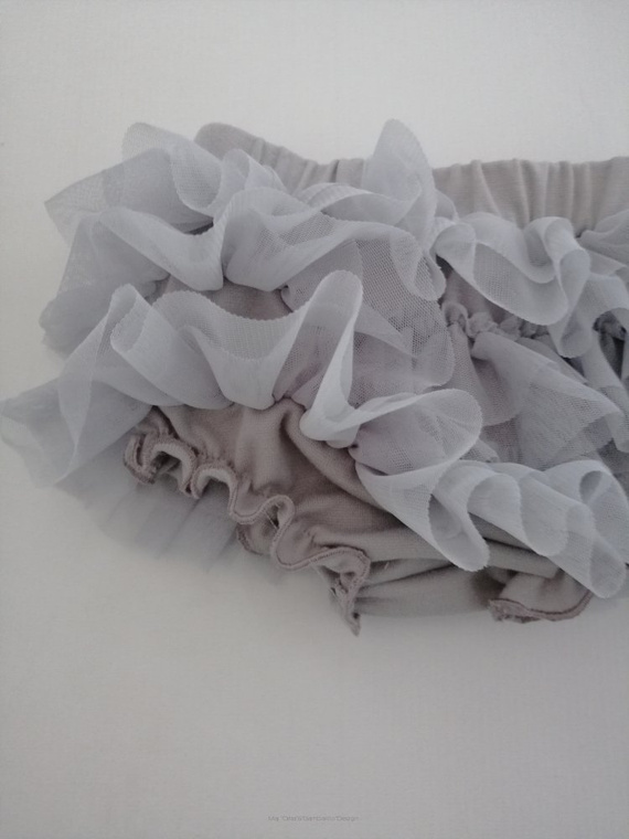 Bloomers Bambarillo ze spódniczką tiulową szary