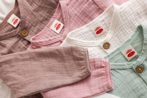 "Just Muslin" Makoma Pajac muślinowy turkusowy