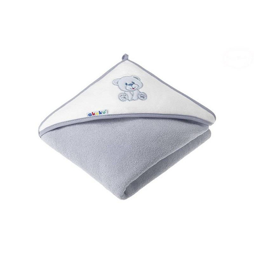 ALA1251 Panda niemowlęce okrycie kąpielowe Akuku grafitowy