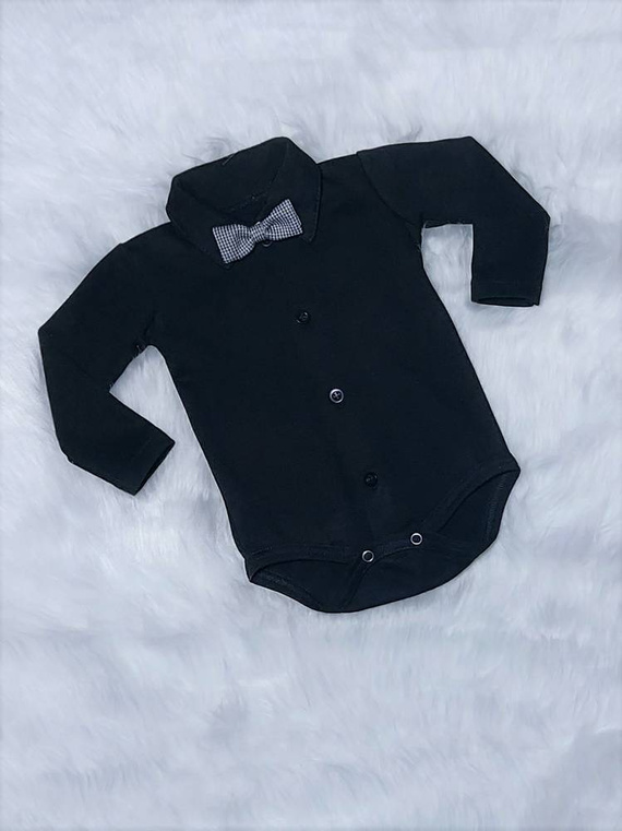 Miłosz Bambarillo Body z długim rękawem czarny