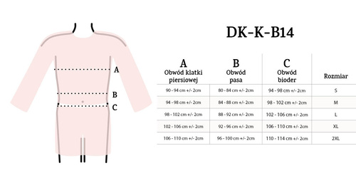 DK-K-B14 Komplet dresowy męski Dkaren - szary