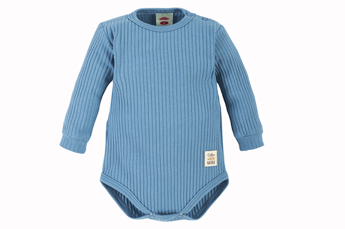 "Natural Harmony" Makoma Body niemowlęce z długim rękawem jeans