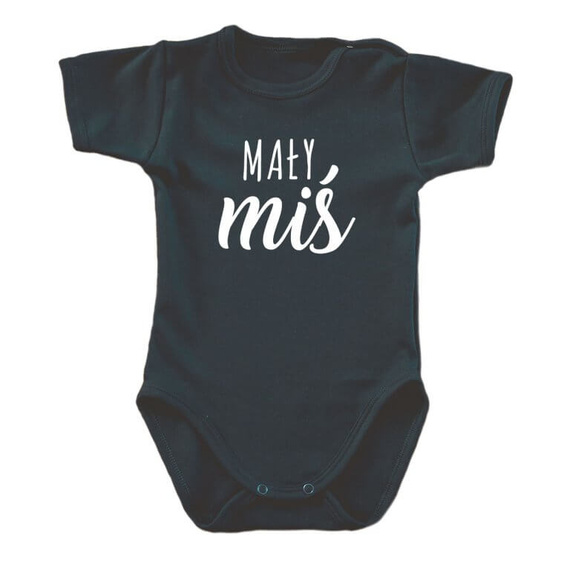 Body krótki rękaw "Mały miś" Moocha biały