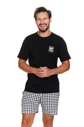 7214 Piżama Męska Doctor Nap - black