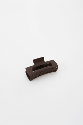 Elegancka klamra do włosów W26 Sensis – 10 cm - dark brown