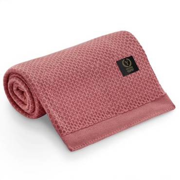 Bambusowy kocyk Clover Yosoy - rose gold