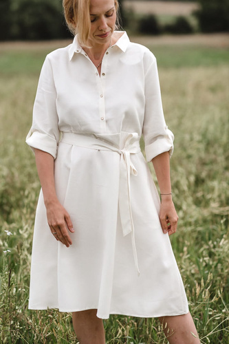 Milk Shake Milk&Love Sukienka do karmienia krótki rękaw zielona w groszki