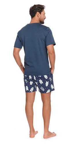 4222 Piżama Męska Doctor Nap - deep blue