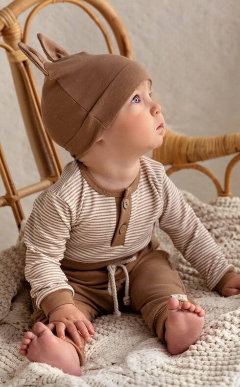 "Giraffe" Makoma Spodnie niemowlęce dresowe