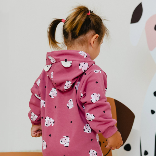 Dogs & Spots Eevi Dresowy Pajac z kapturem