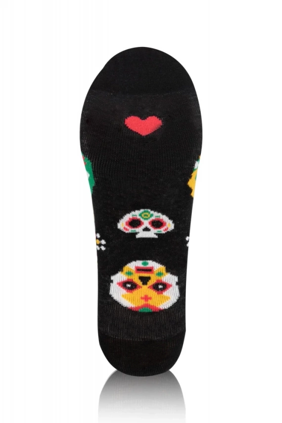 S134D Muerto Italian Fashion Skarpety - czarny