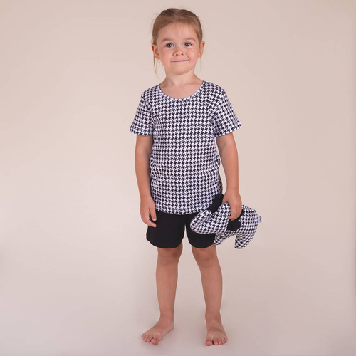 Komplet bluzka kr. rękaw + spodenki 198037 Viki Nicol