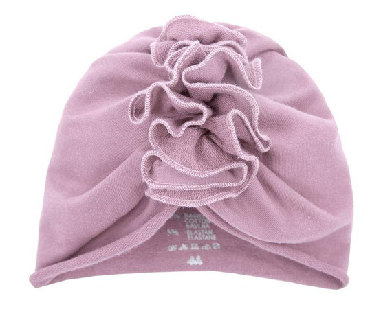 Czapka Turban dla dziewczynki "Simply Comfy" Ewa Klucze bordo