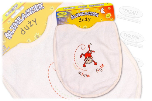 Śliniak duży TERJAN biały