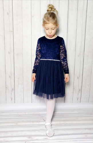 Angell II Bamabrillo Sukienka dziewczęca pudrowy róż