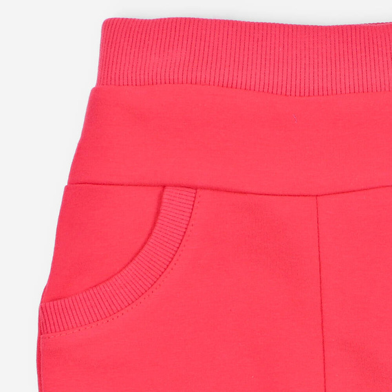 Kolorowy Las Spodnie dresowe dla dziewczynki Nini malinowy