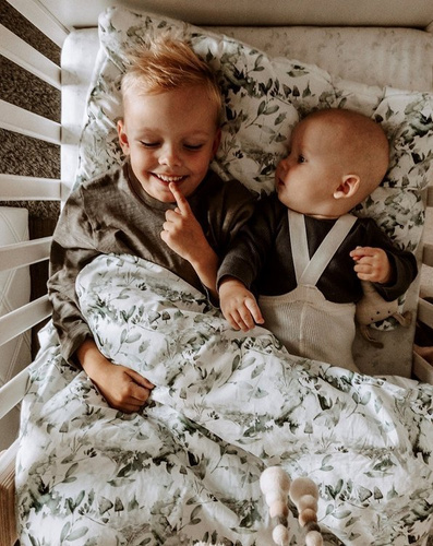 Pościel z wypełnieniem Sawanna - Makaszka