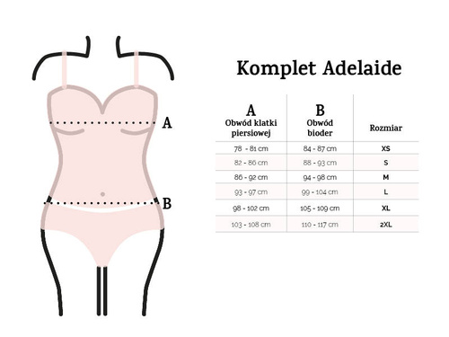 Adelaide Komplet piżama damska DKaren - czarna