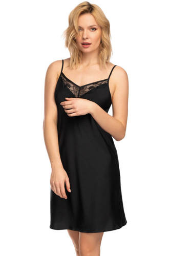 Zora Koszulka Nocna Nipplex- czarna