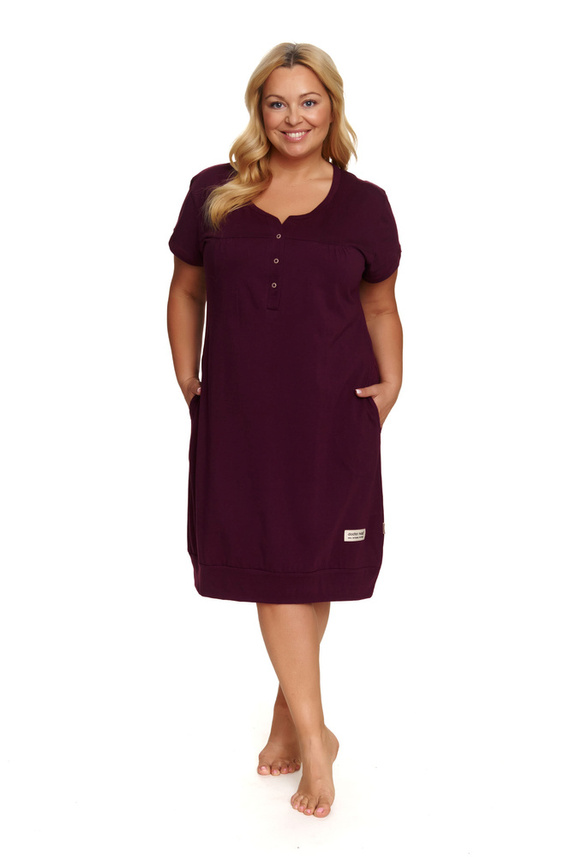 Koszula Nocna 4348 Doctor Nap - burgundy