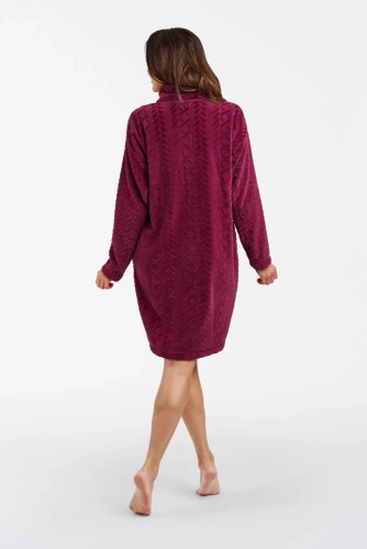 Rena Szlafrok damski Italian Fashion - bordowy