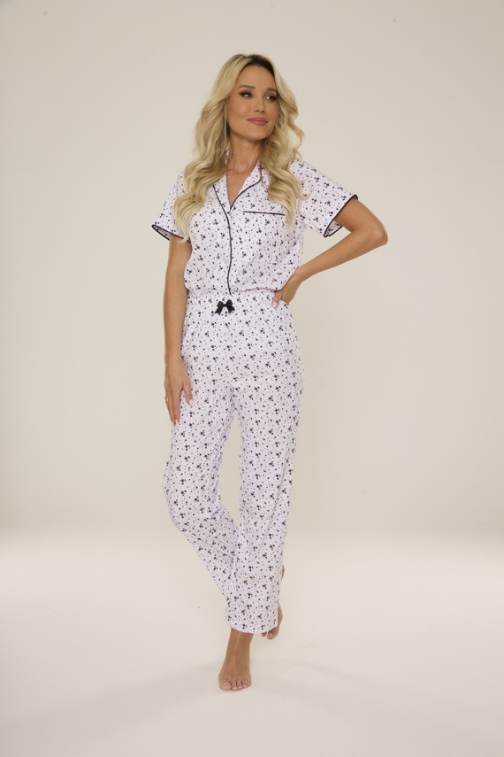 802 Shelby Piżama Damska De Lafense - łączka