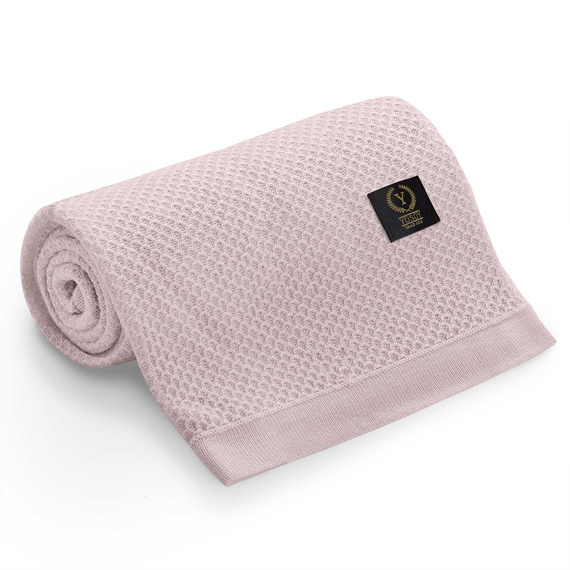 Bambusowy kocyk Clover YOSOY - powder pink