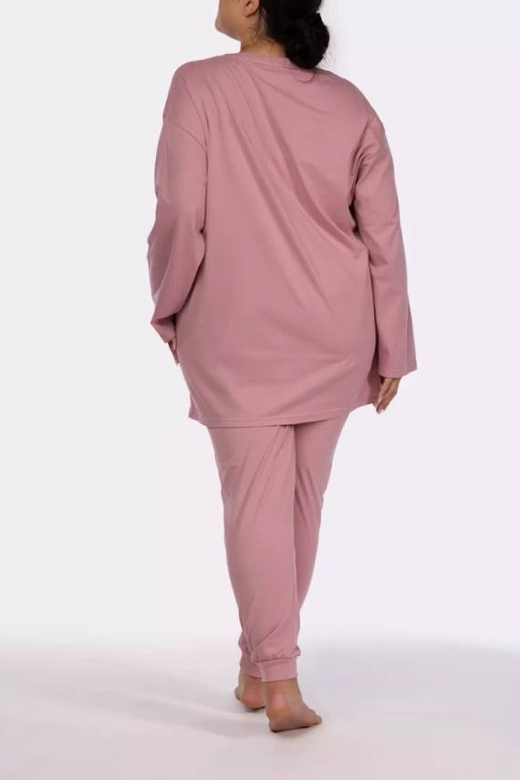 Homie longsleeve Piżama damska Mona pink