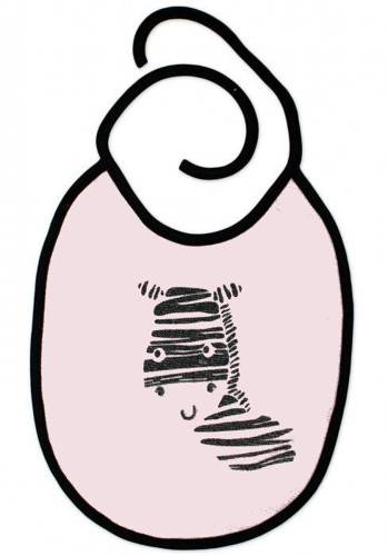 Zebra Terjan Śliniak wiązany - Różowy