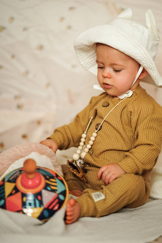 "Natural Waffel" Makoma Bluza camel