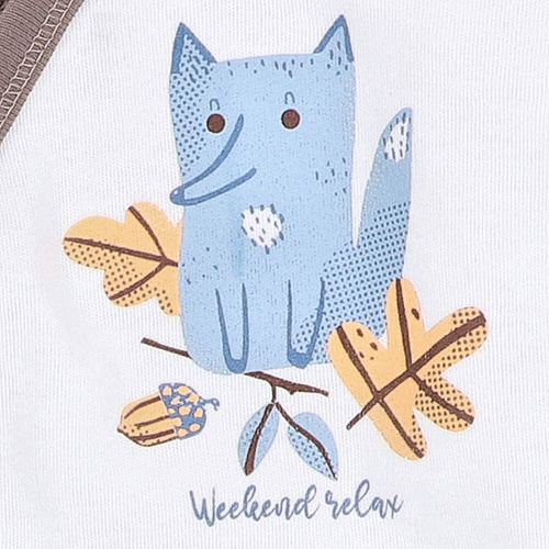 ABN-4496/ECR Skarby Jesieni Body kopertowe Nini ecru