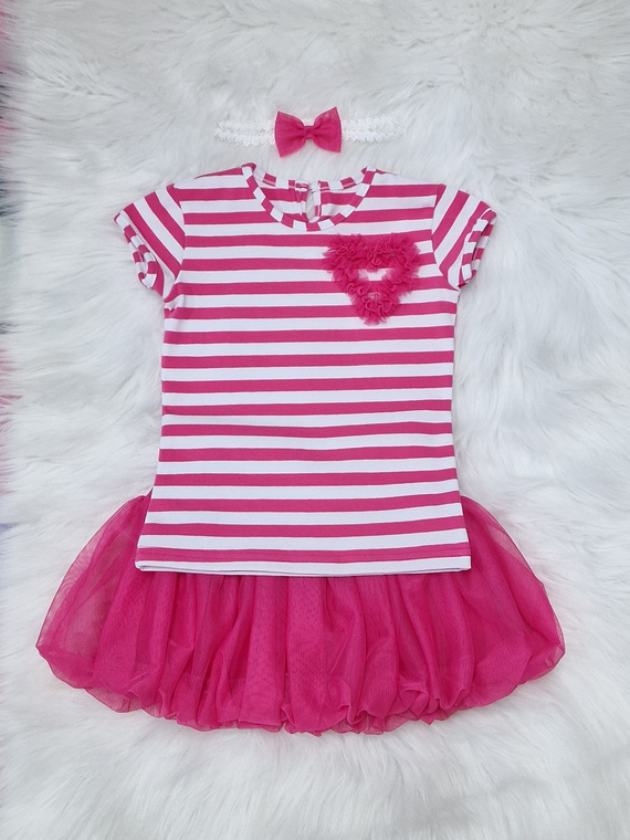 Gracja Spódniczka tiulowa Bambarillo amarantowy