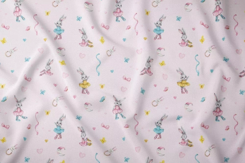 3810 A Kraina Snów Pościel dziecięca bawełniana królik balet Karo