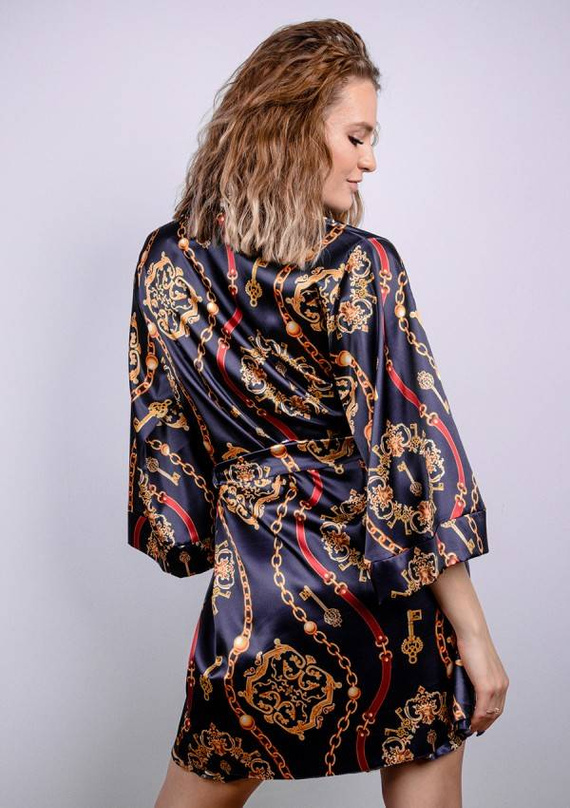 DK-P Flowers Podomka damska DKaren - czarny 014