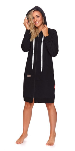 Szlafrok damski Doctor Nap SMZ.4136.black