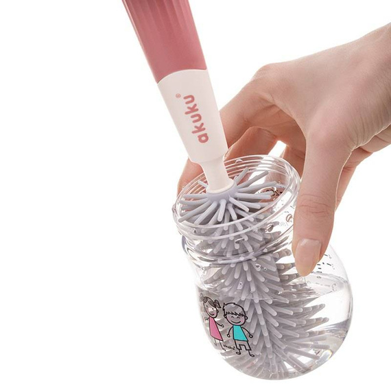 ALA0512 Szczotka silikonowa z wymienną końcówką Akuku