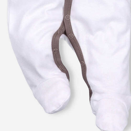 ABN-5207/BIA Sweets Koala Pajacyk z bawełny organicznej Nini biały