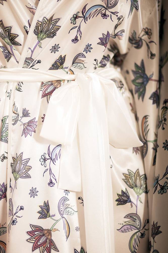 Hulhule Szlafrok Damski Kalimo - ecru