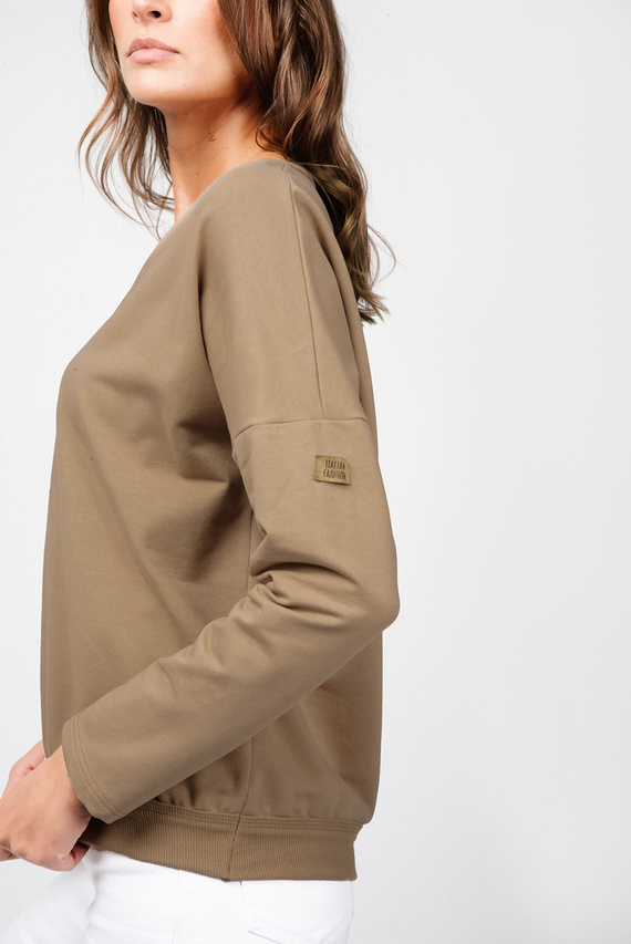 Karina Bluza damska Fashion - camel