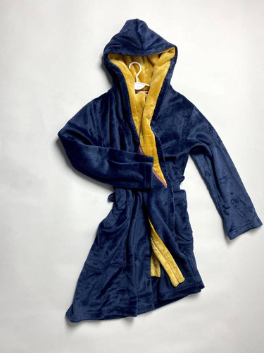 627 Soraya Krótki Szlafrok damski Forex - granat / miodowy